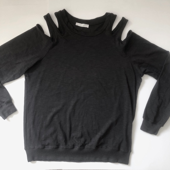 NWOT Slit Shoulder Long Sleeved Tee by LUSH - Picture 1 of 6